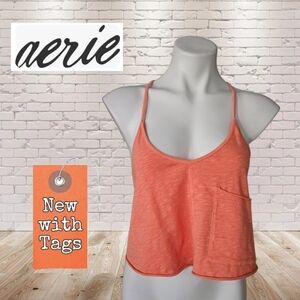 NWT/ Aerie Women's Orange Tank Top